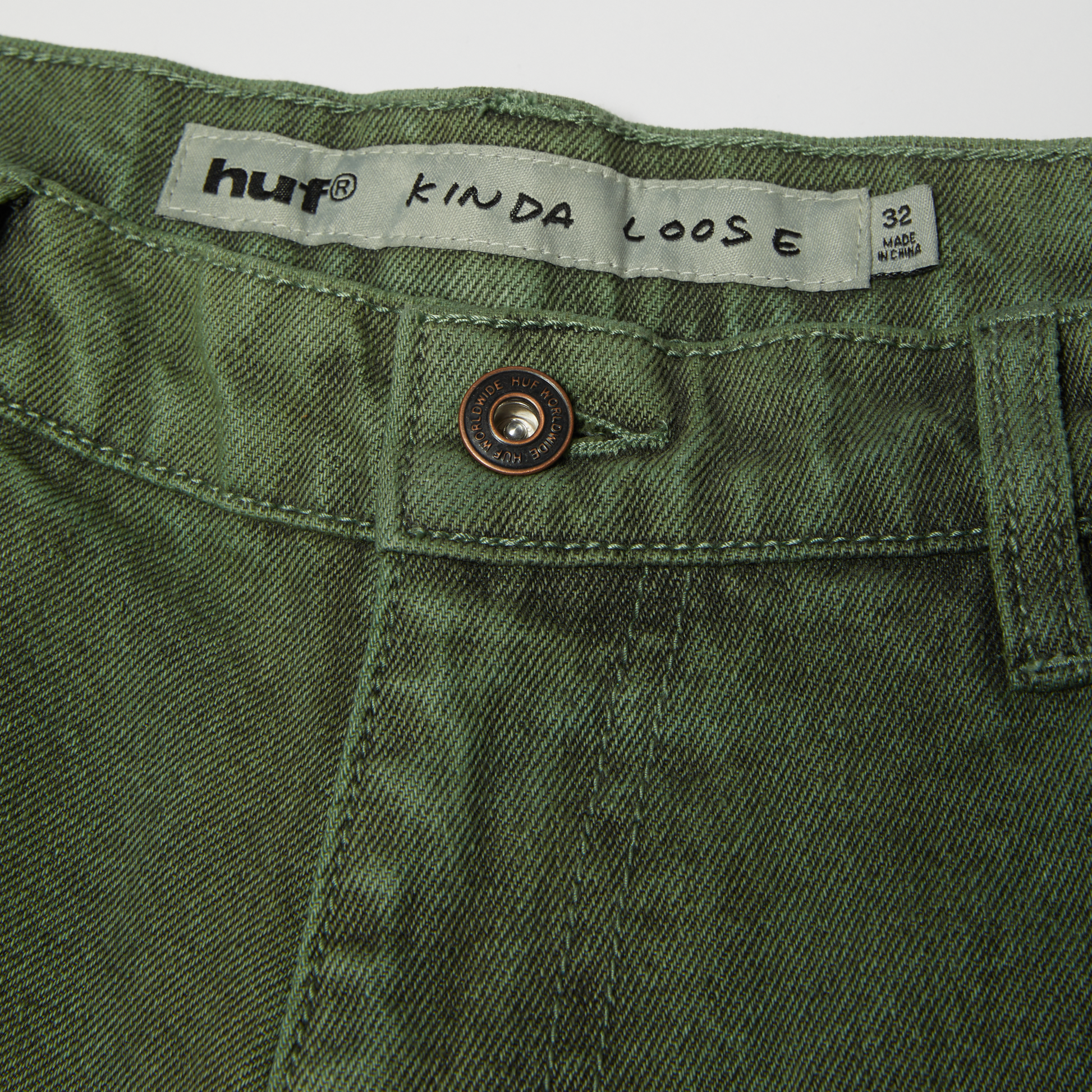 Huf Kinda Loose Double Knees Mist Green