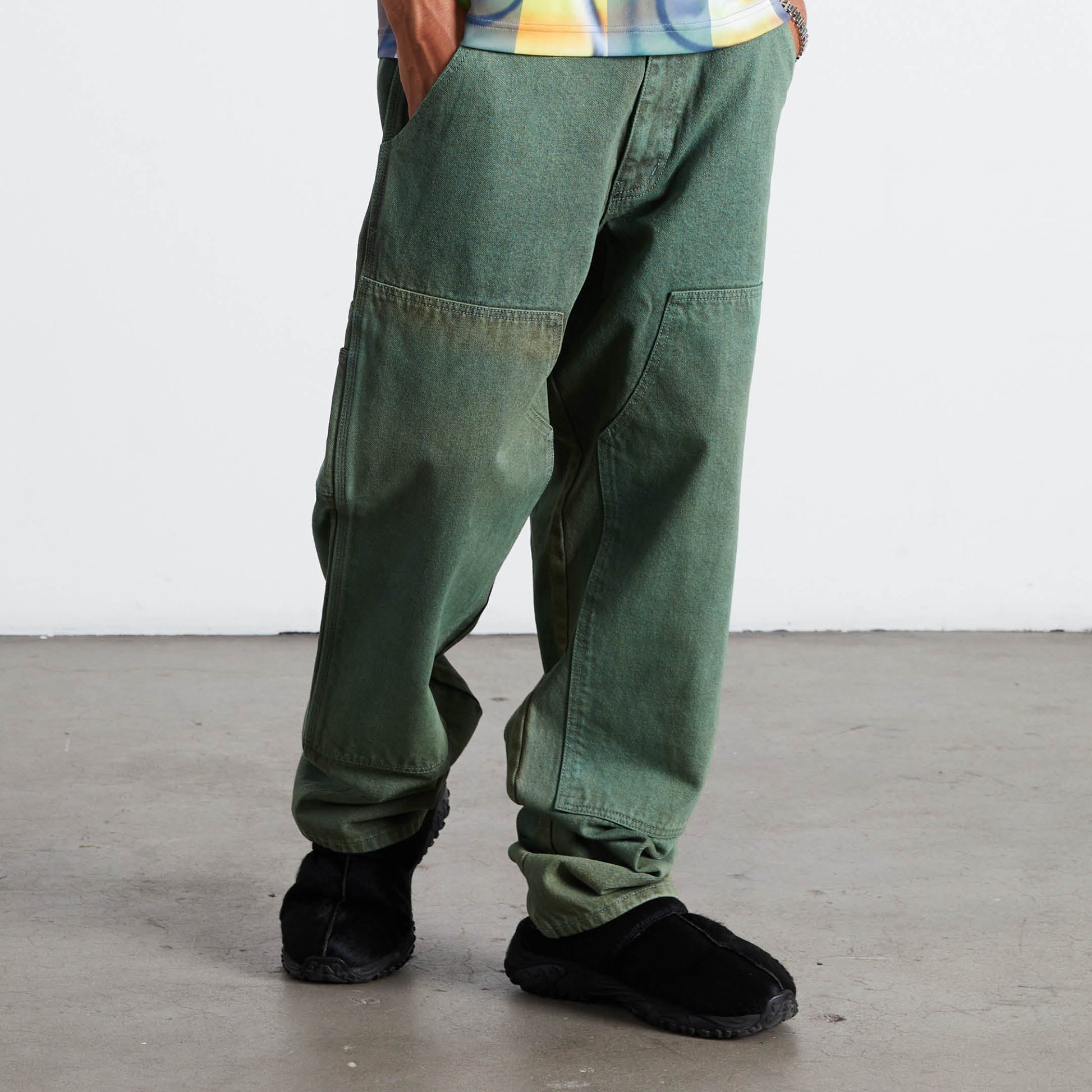 Huf Kinda Loose Double Knees Mist Green