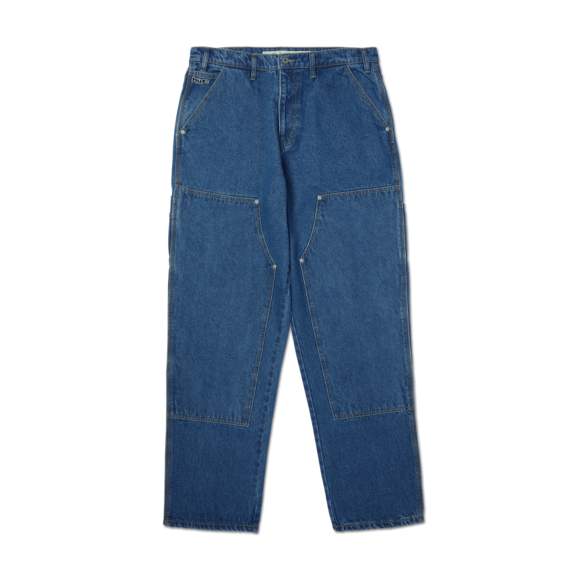 Huf Kinda Loose Double Knees Stone Wash Indigo