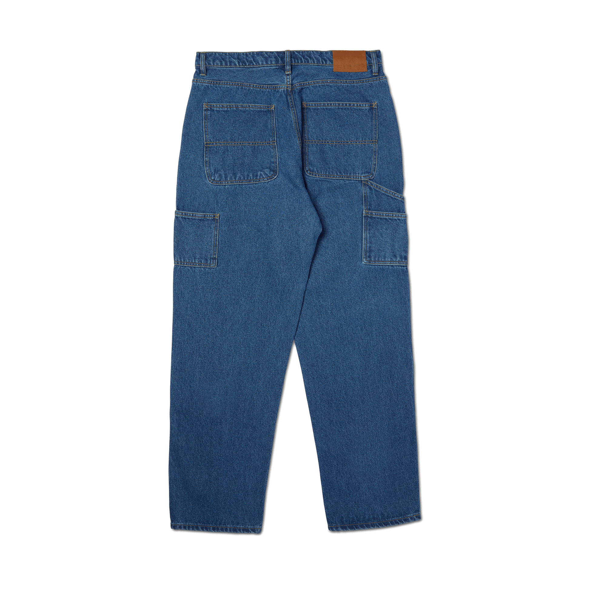 Huf Kinda Loose Double Knees Stone Wash Indigo