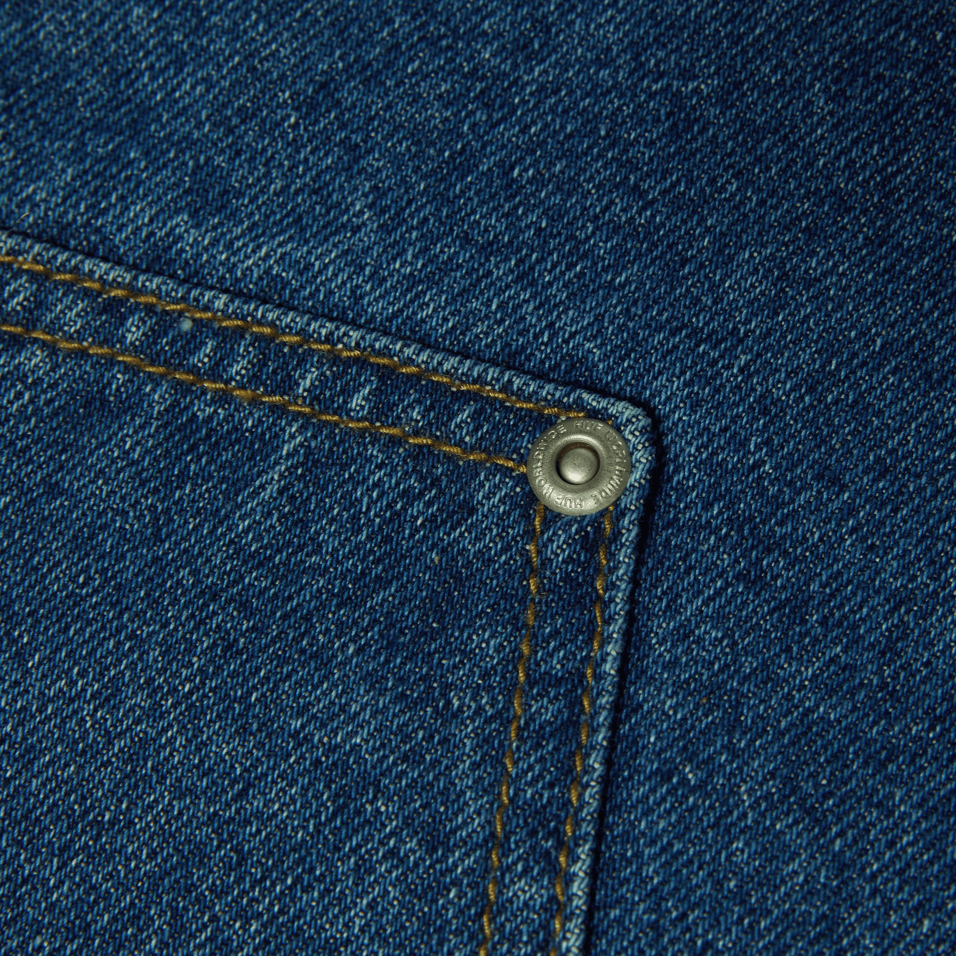 Huf Kinda Loose Double Knees Stone Wash Indigo