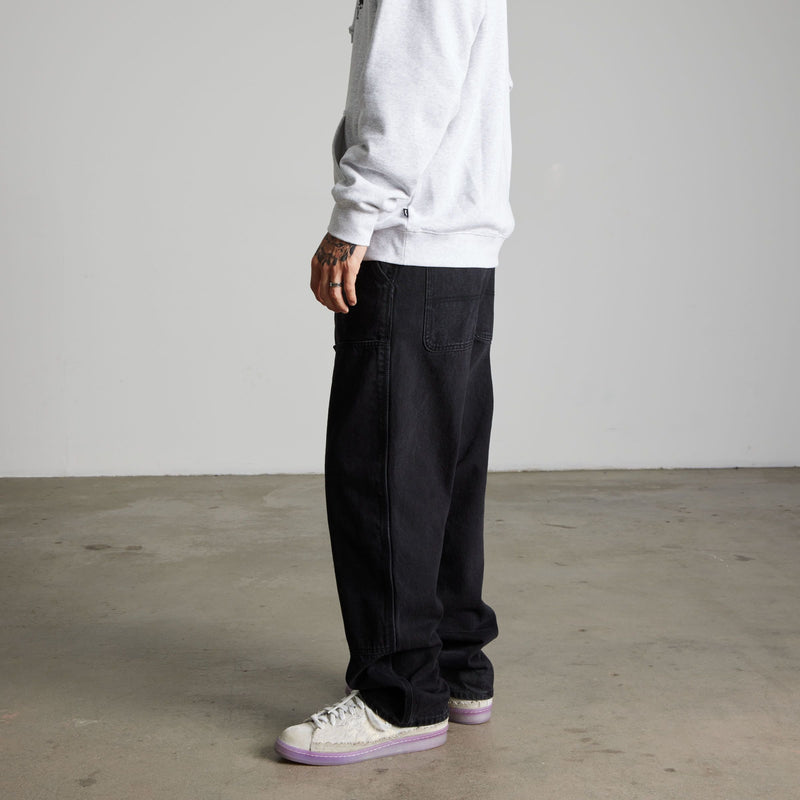 Huf Kinda Loose Double-Knees Washed Black