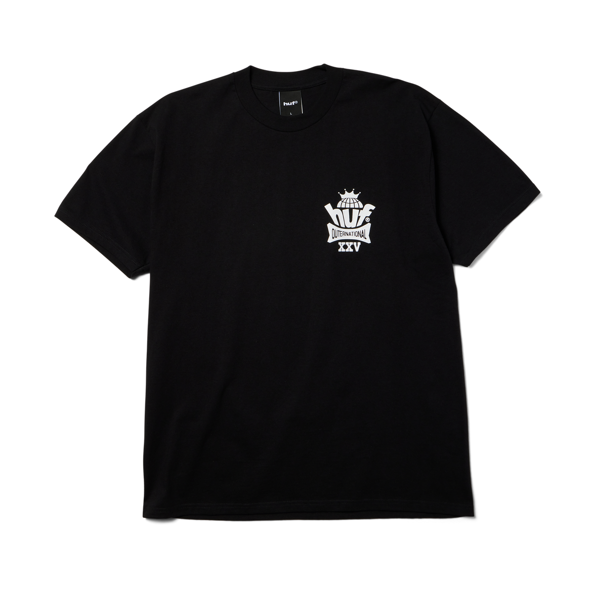 HUF King Globe T-Shirt Black