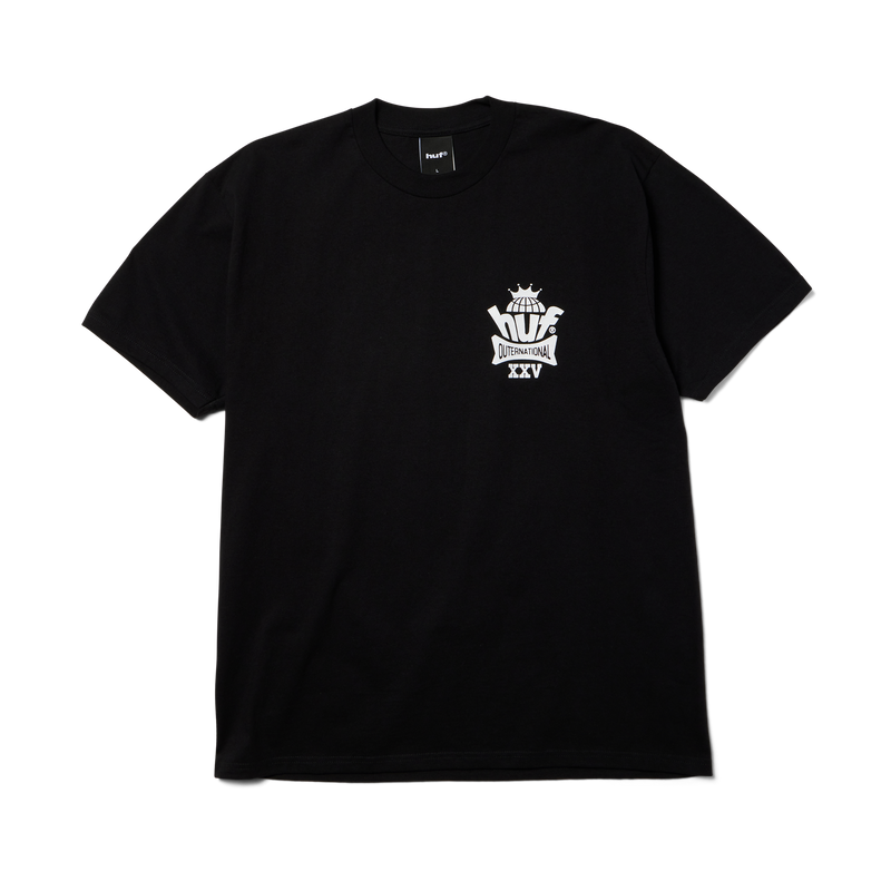 HUF King Globe T-Shirt Black