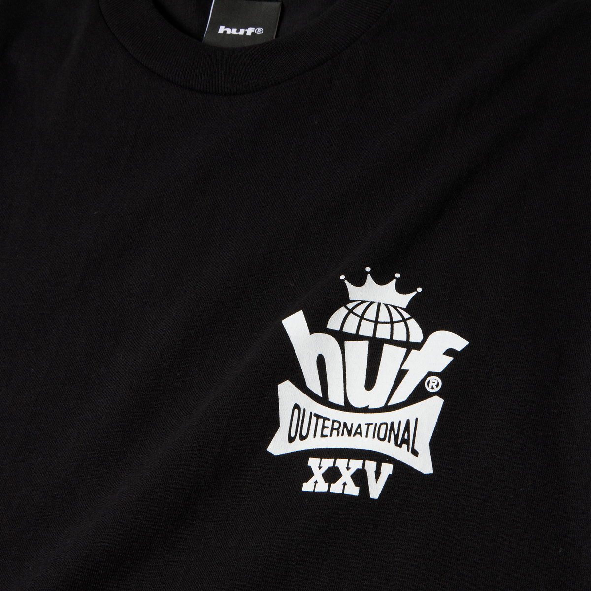 HUF King Globe T-Shirt Black