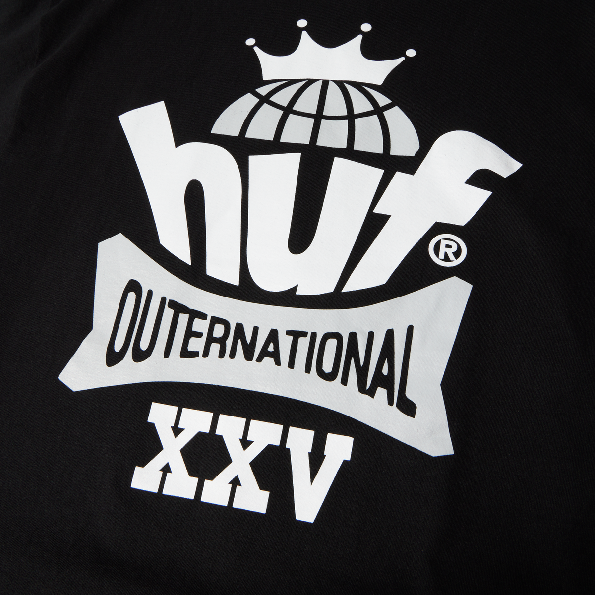 HUF King Globe T-Shirt Black