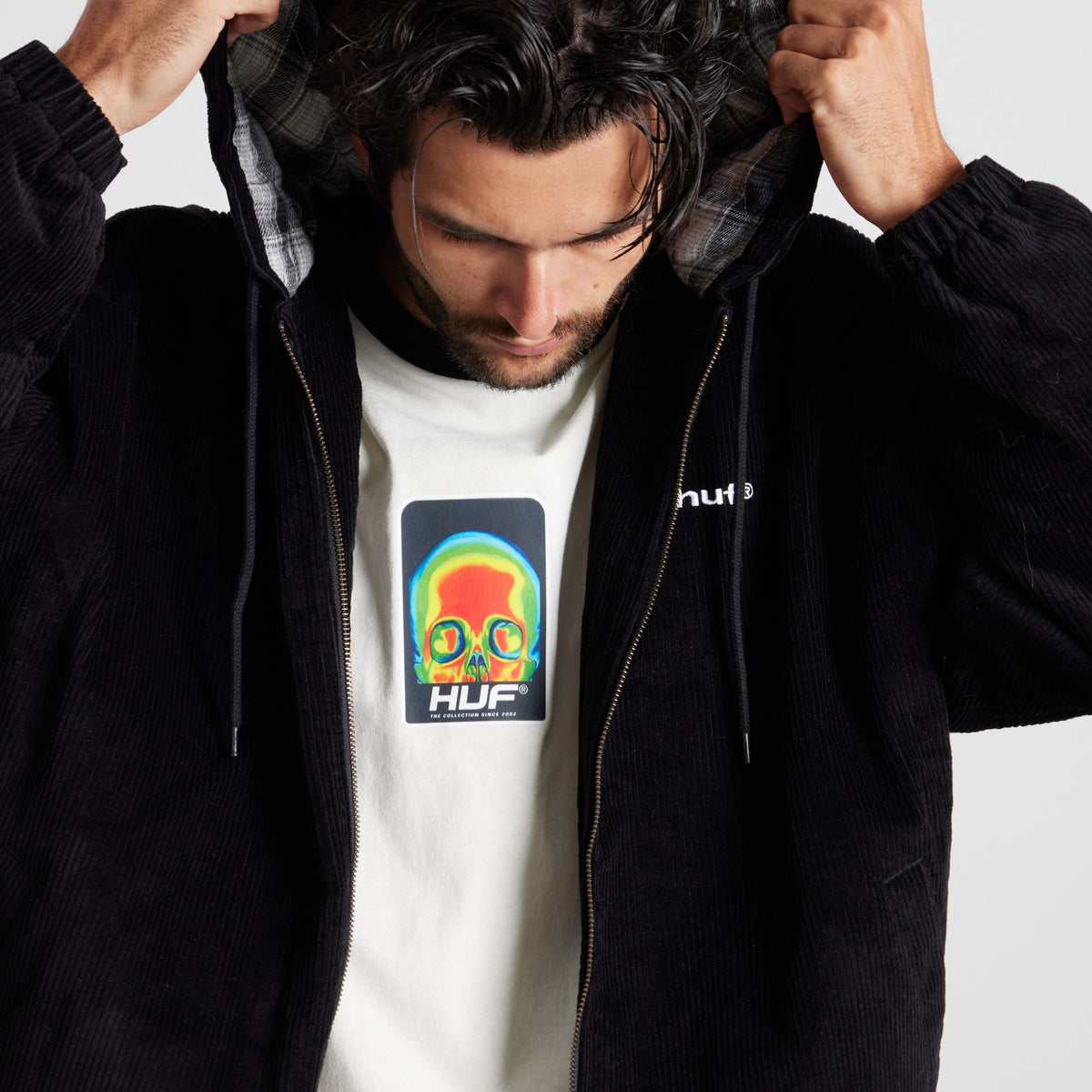HUF Klondike Corduroy Jacket Black