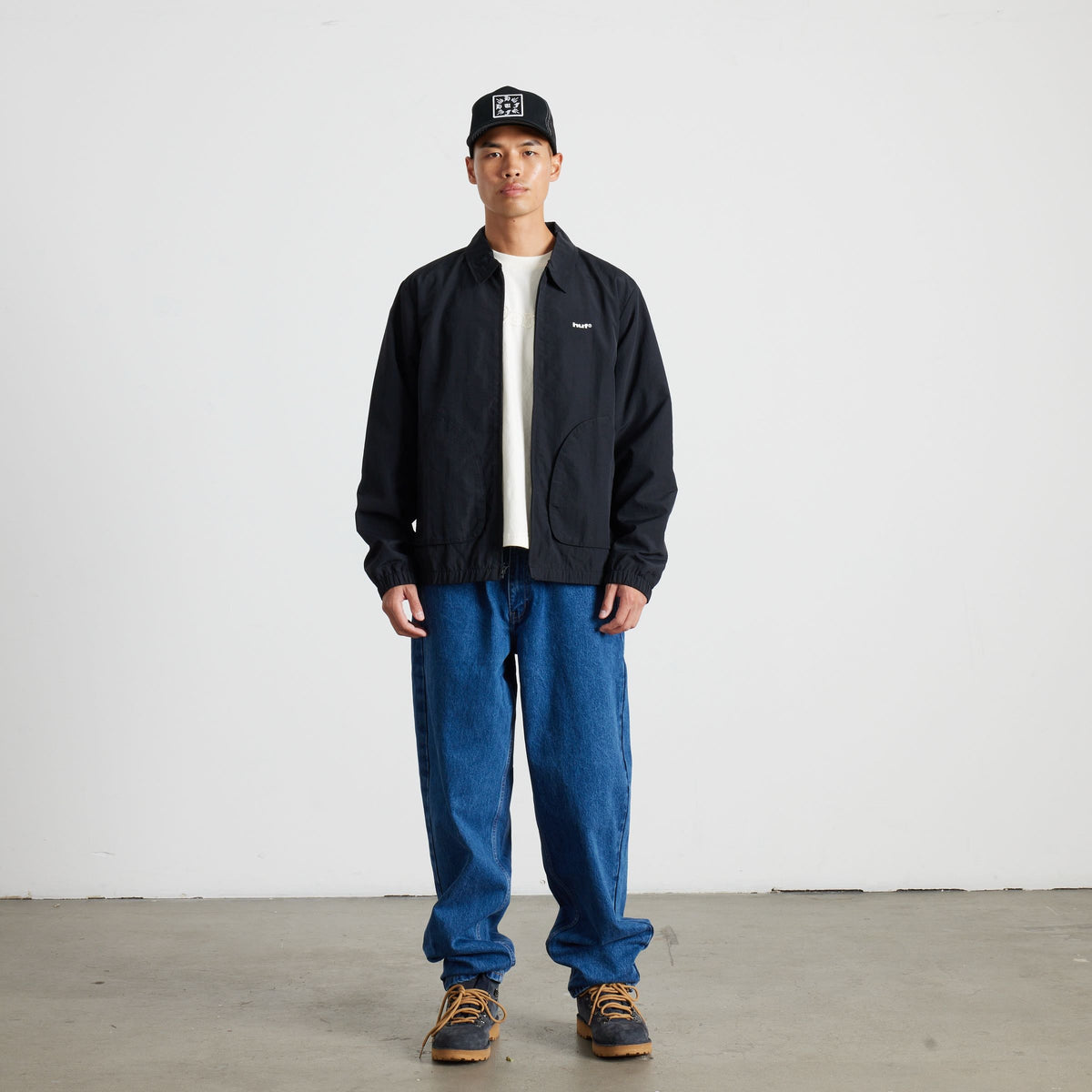 HUF Knox Nylon Jacket Black