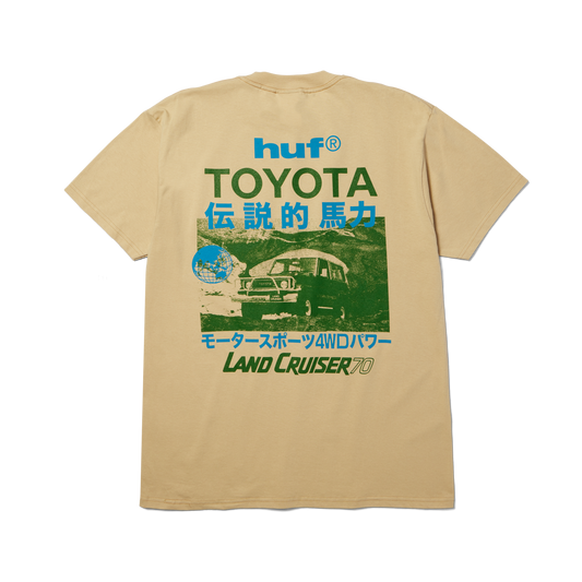 huf x Toyota Land Cruiser 70 T-Shirt Sand