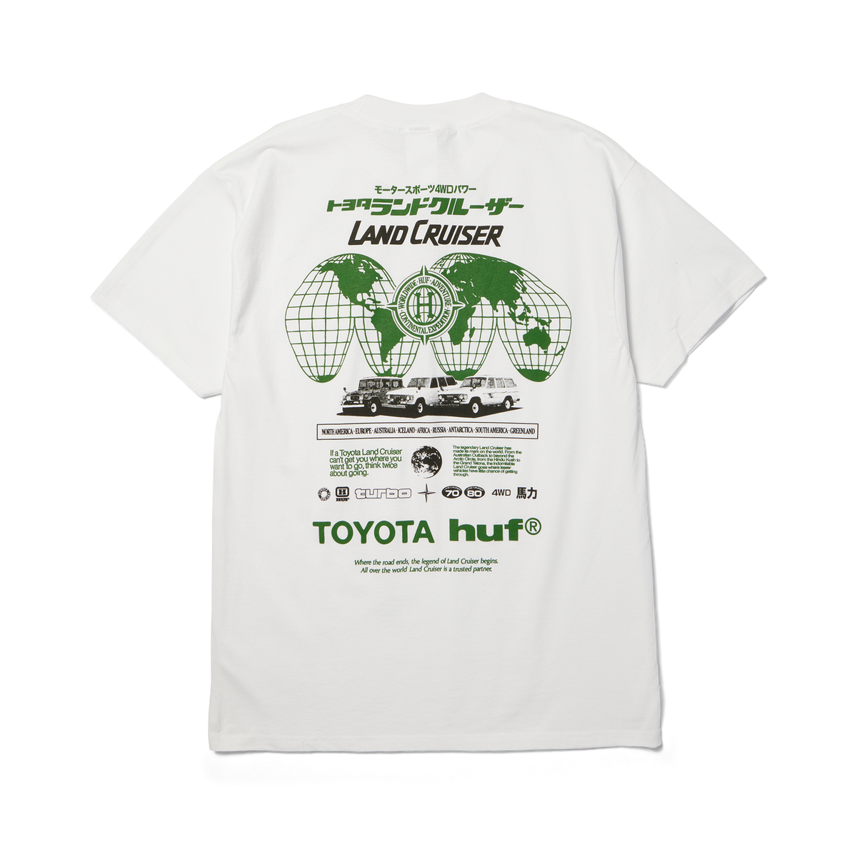 huf x Toyota Land Cruiser Global T-Shirt White