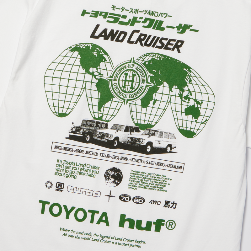 huf x Toyota Land Cruiser Global T-Shirt White