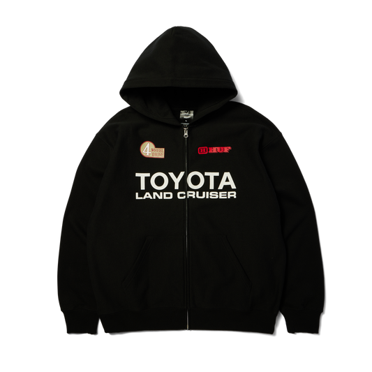 huf x Toyota Land Cruiser Heavyweight Full-Zip Hoodie Black