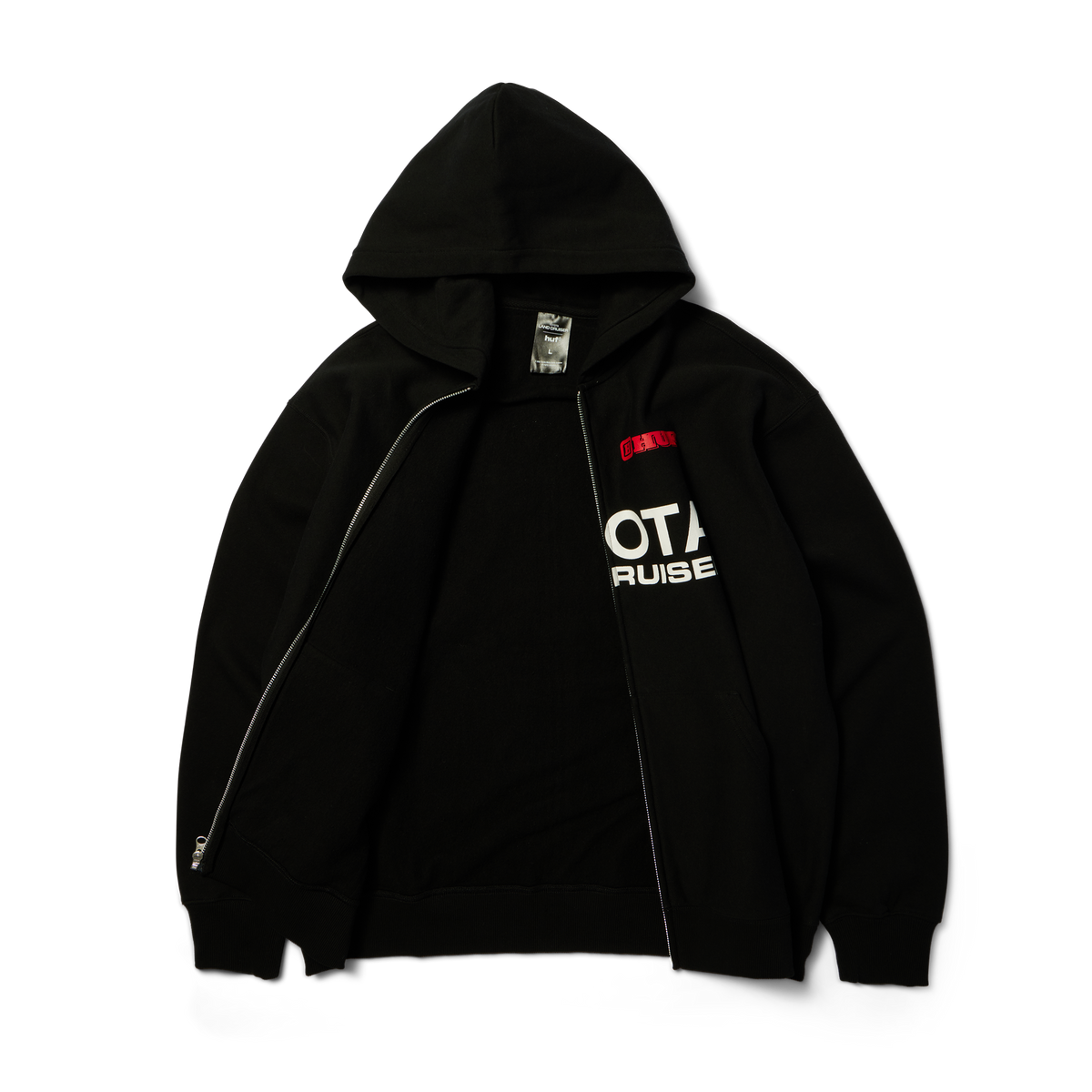 huf x Toyota Land Cruiser Heavyweight Full-Zip Hoodie Black