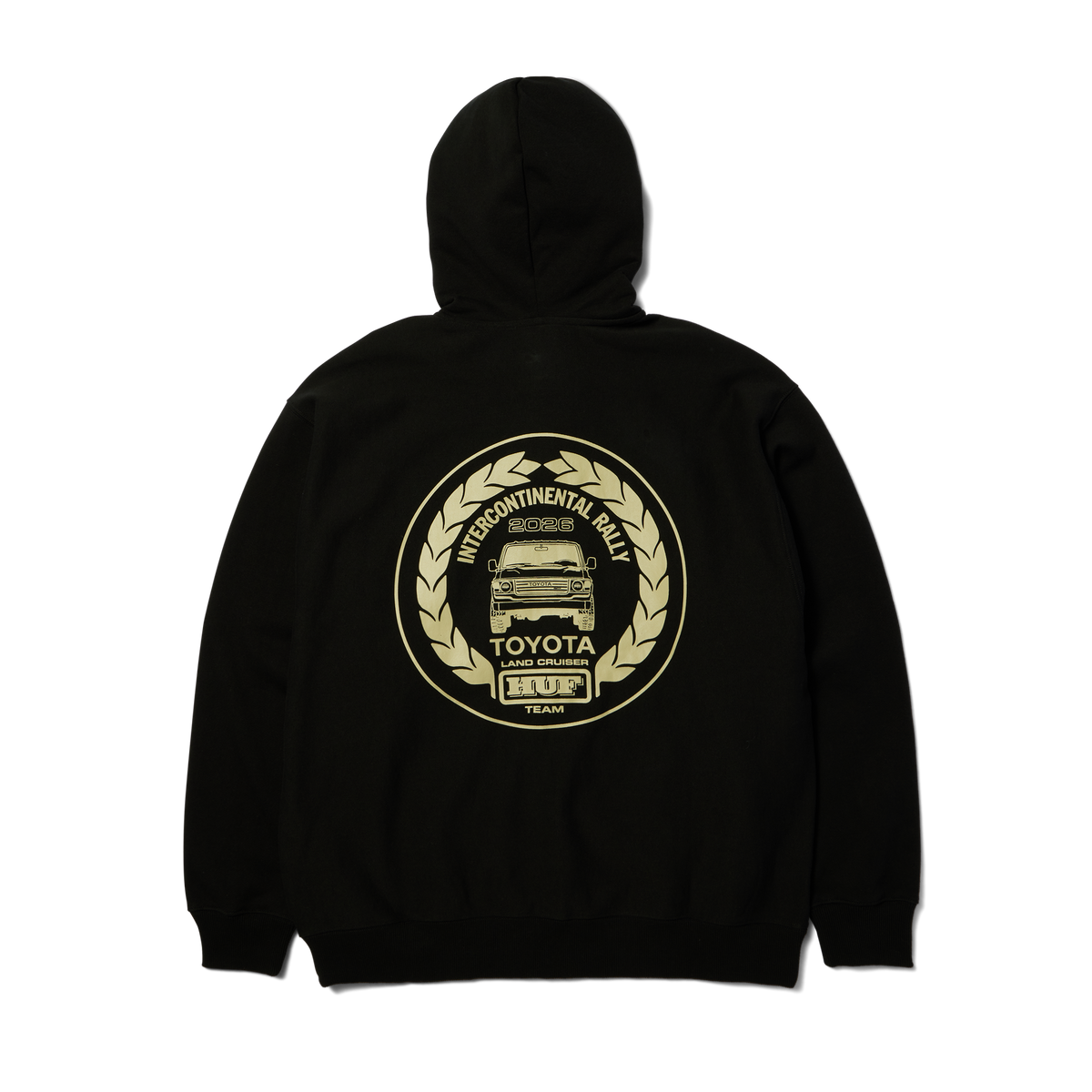 huf x Toyota Land Cruiser Heavyweight Full-Zip Hoodie Black