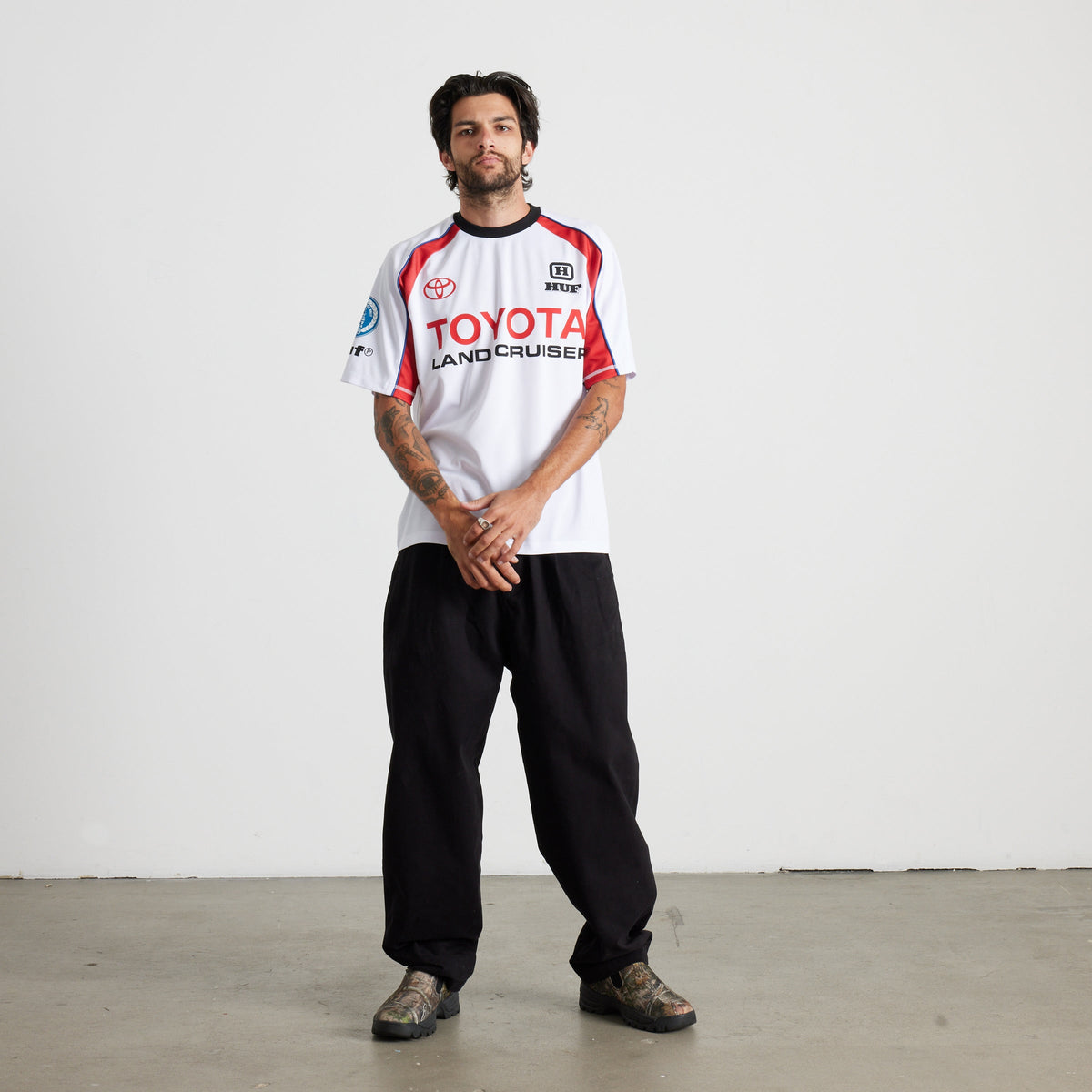 huf x Toyota Land Cruiser Rally Jersey White