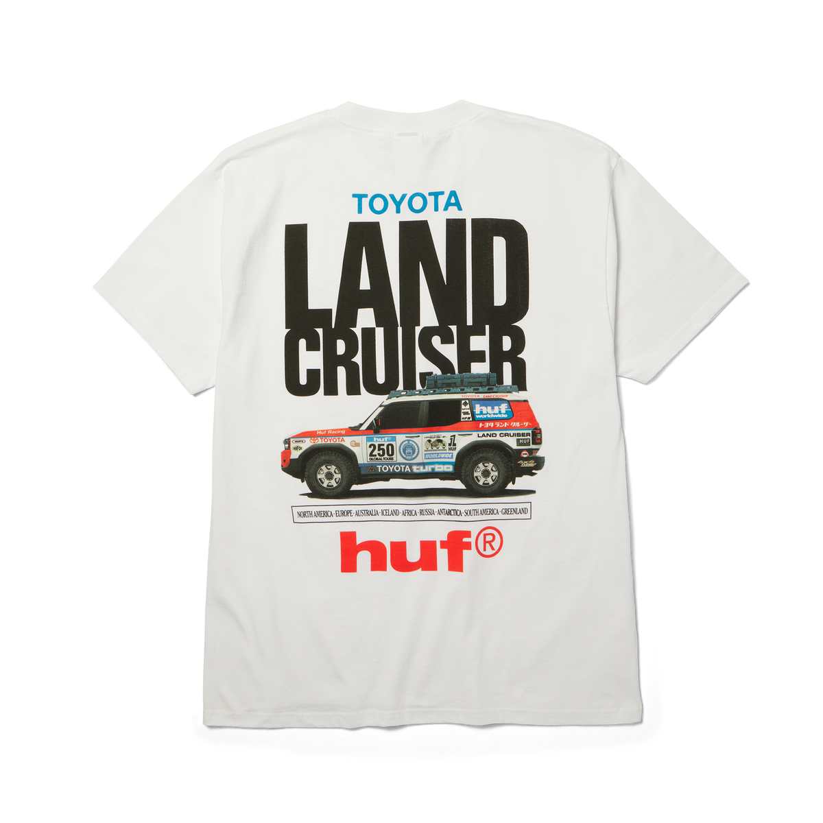 huf x Toyota Land Cruiser Rally T-Shirt White