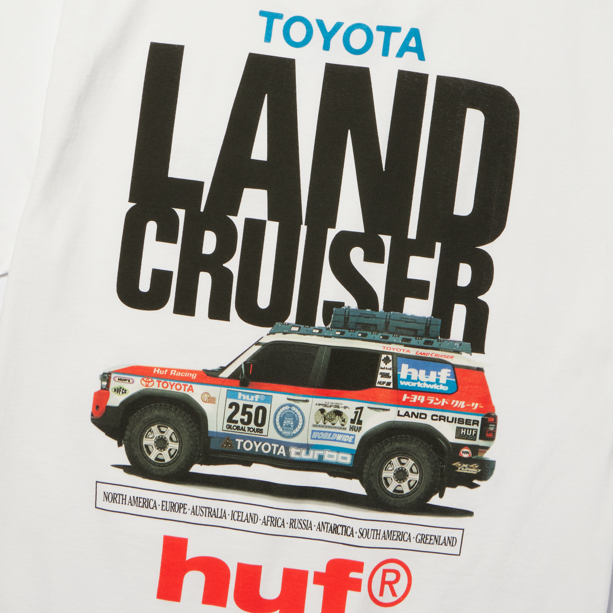 huf x Toyota Land Cruiser Rally T-Shirt White