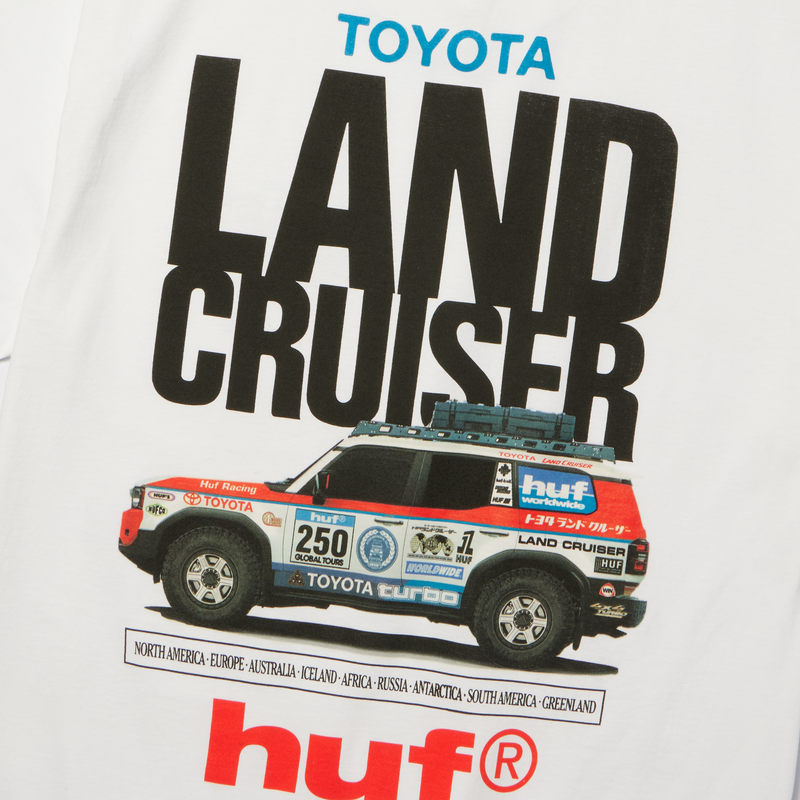 huf x Toyota Land Cruiser Rally T-Shirt White