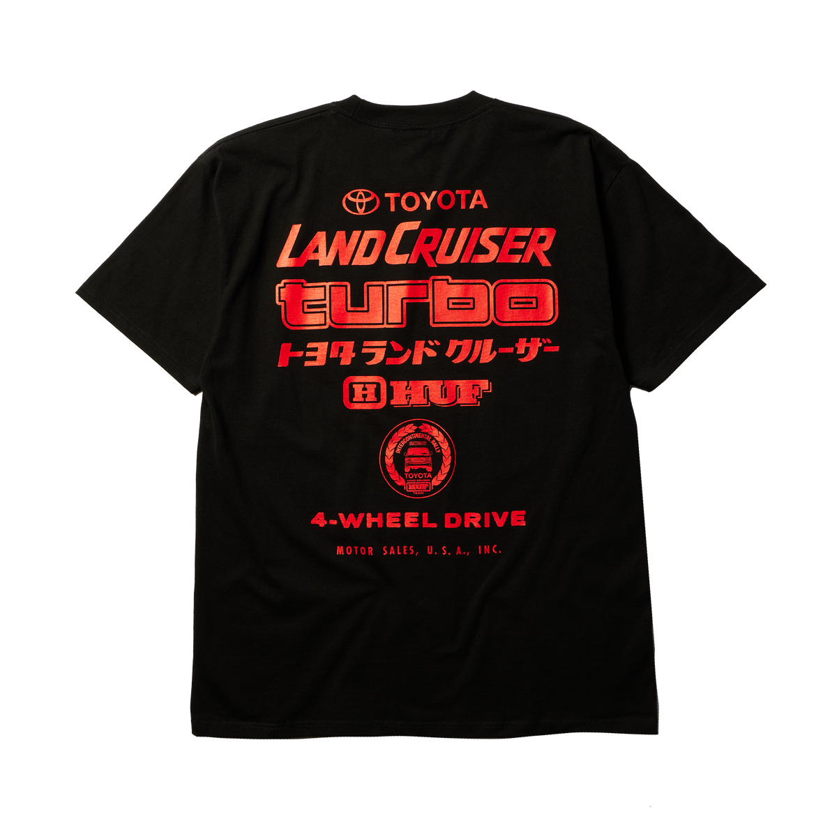 huf x Toyota Land Cruiser Turbo T-Shirt Black