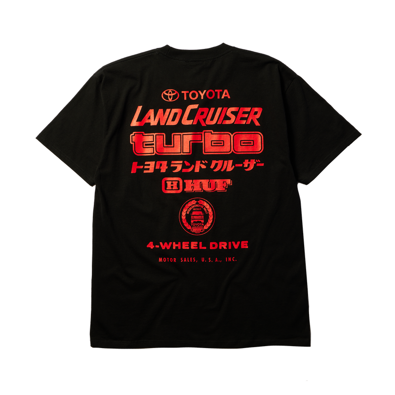 huf x Toyota Land Cruiser Turbo T-Shirt Black