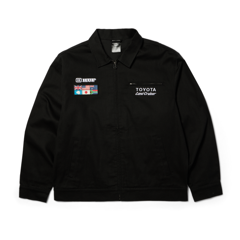 huf x Toyota Land Cruiser World Tour Jacket Black