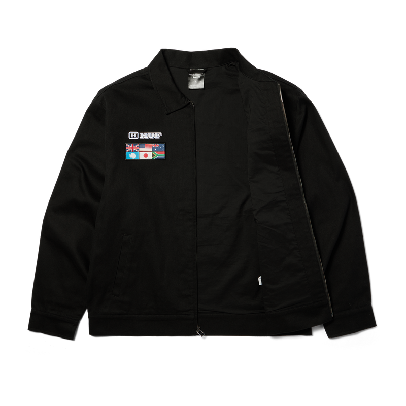 huf x Toyota Land Cruiser World Tour Jacket Black