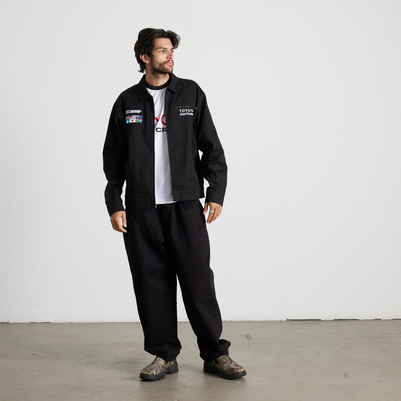 huf x Toyota Land Cruiser World Tour Jacket Black