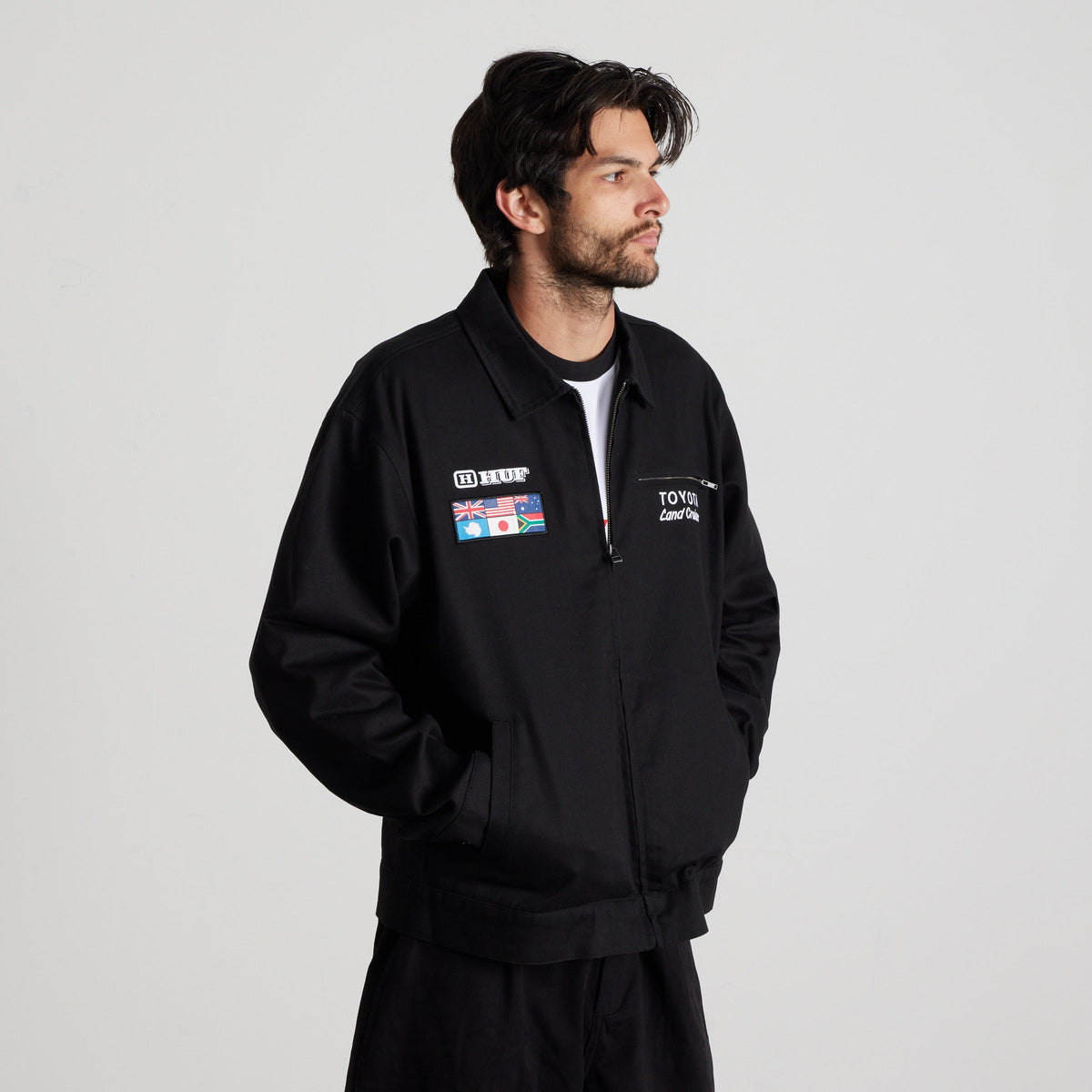 huf x Toyota Land Cruiser World Tour Jacket Black