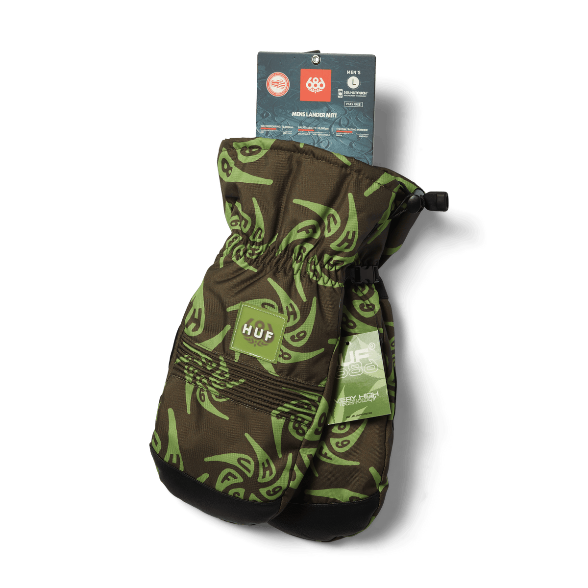 HUF x 686 Lander Mitt - Swirl