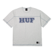 Huf Legacy Football T-Shirt Heather Grey