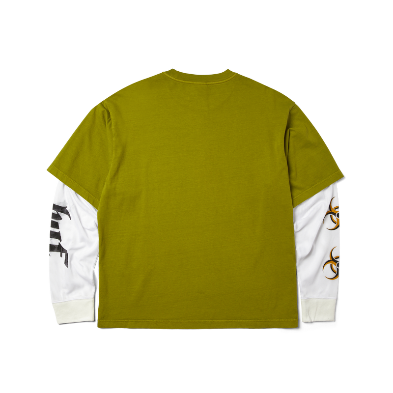 Huf Leon Long Sleeve Double Layer Top Acid Green