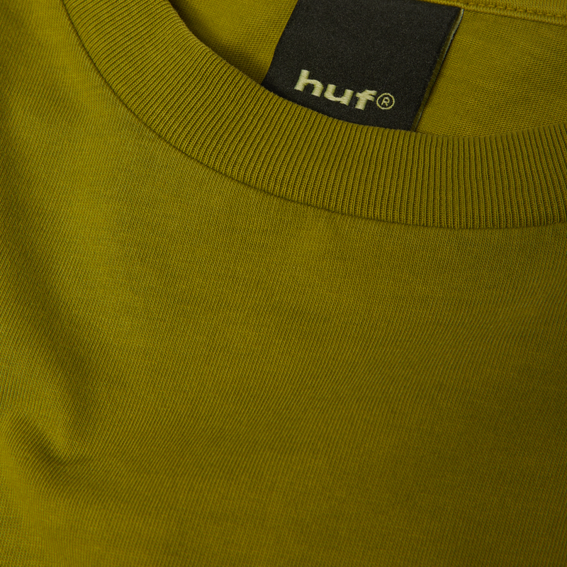 Huf Leon Long Sleeve Double Layer Top Acid Green