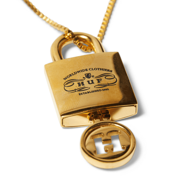Huf Lock & Key Pendant 