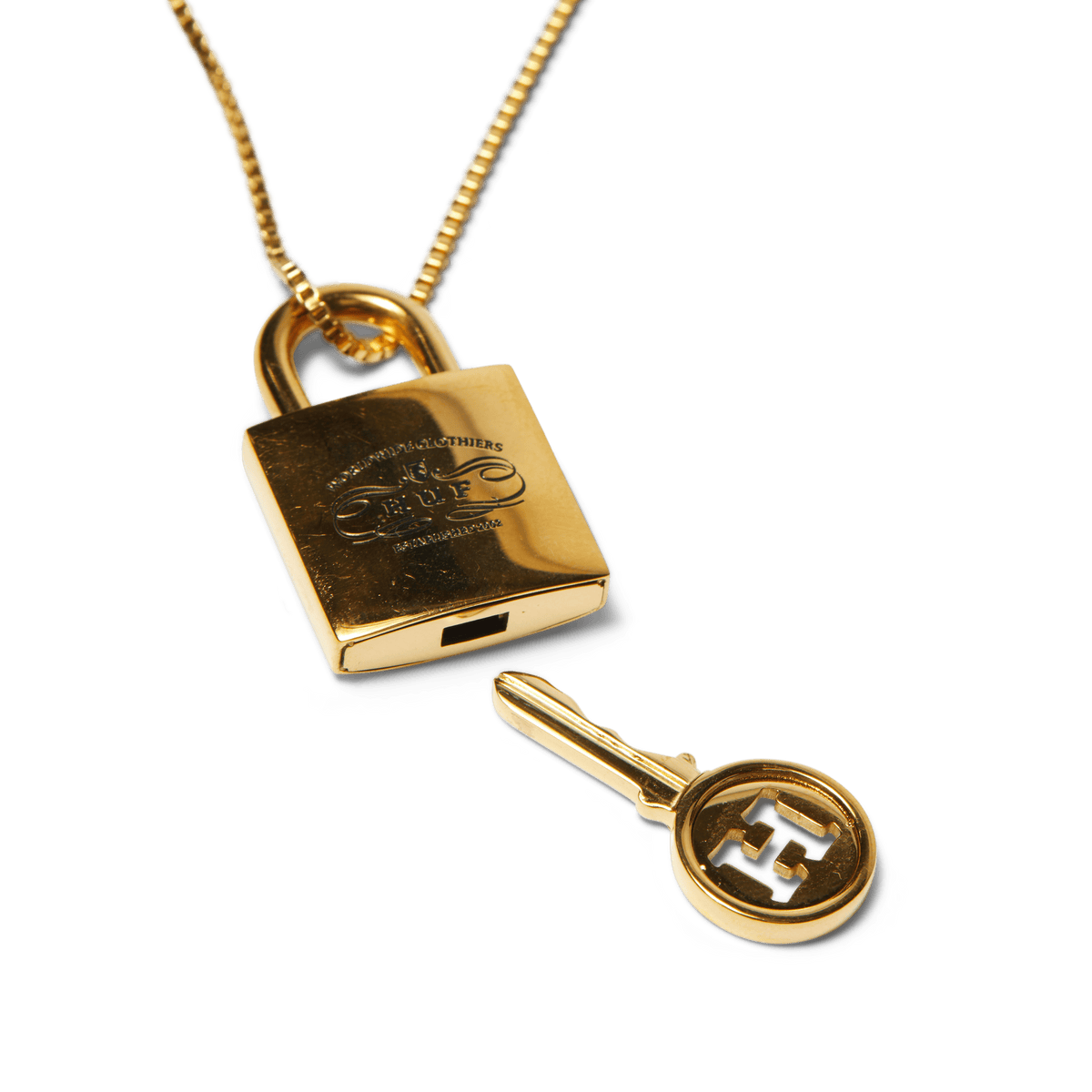 Huf Lock & Key Pendant 