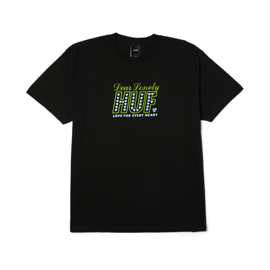 Huf Lonely Hearts T-Shirt Black