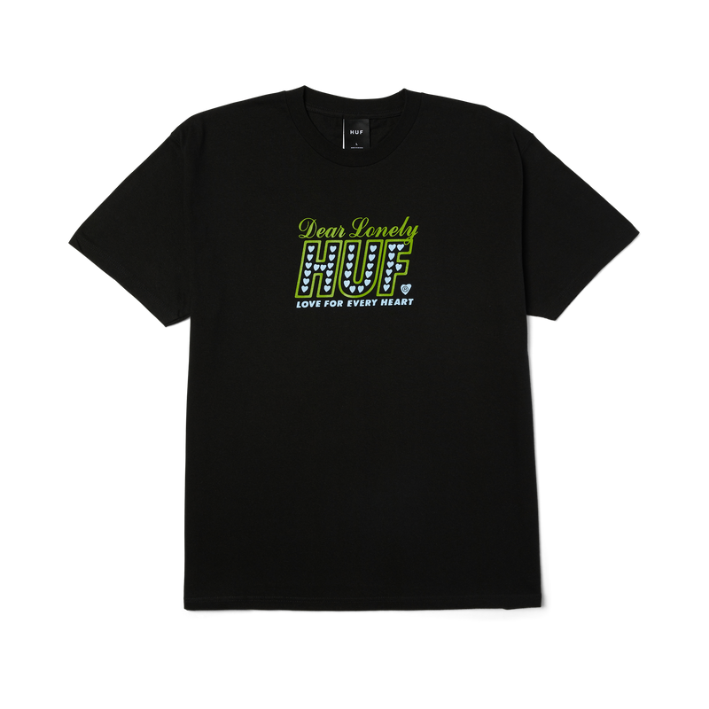 Huf Lonely Hearts T-Shirt Black