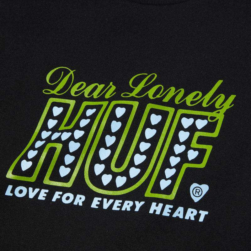 Huf Lonely Hearts T-Shirt Black