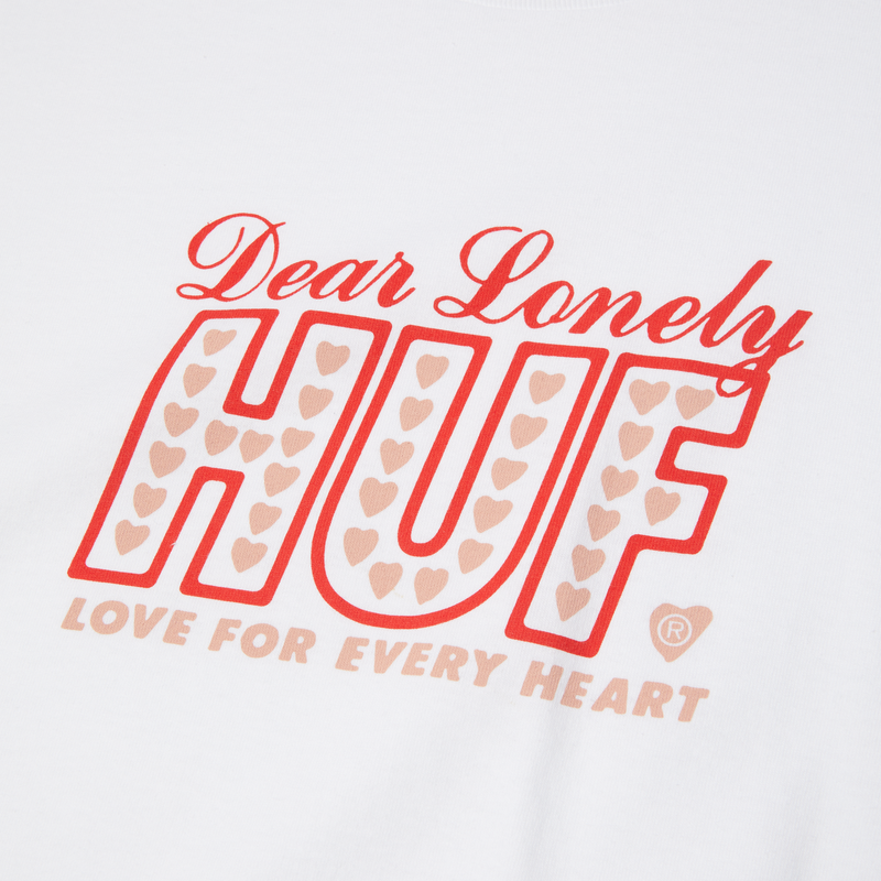 Huf Lonely Hearts T-Shirt White