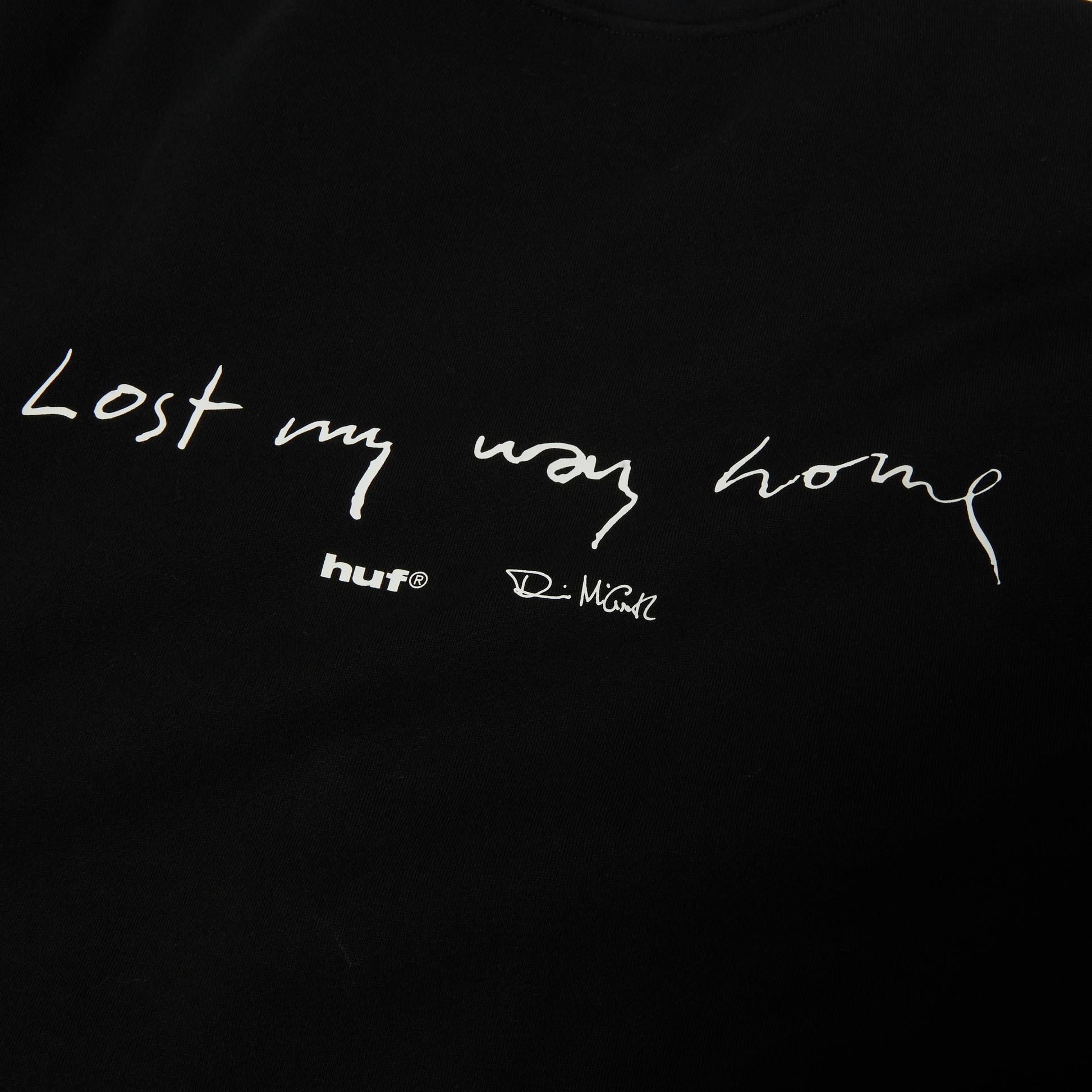 Huf Lost My Way Home Crewneck Sweatshirt Black