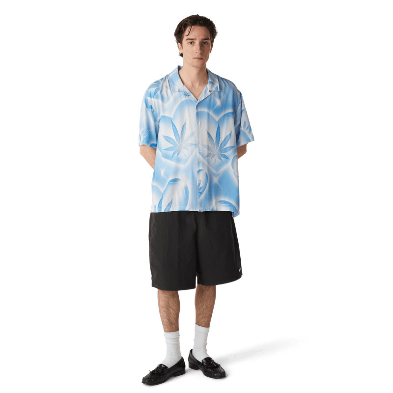 Huf Love In The Air Resort Shirt Pool Blue
