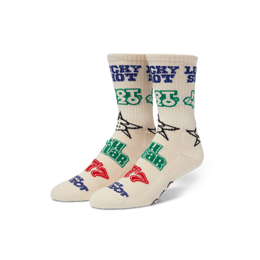 Huf Lucky Crew Sock Natural