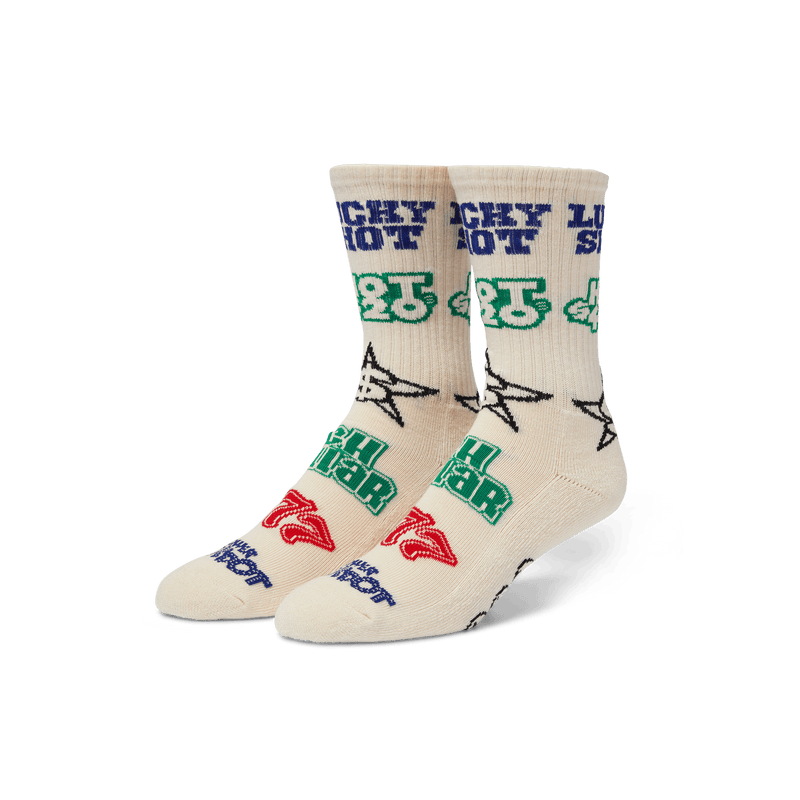 Huf Lucky Crew Sock Natural