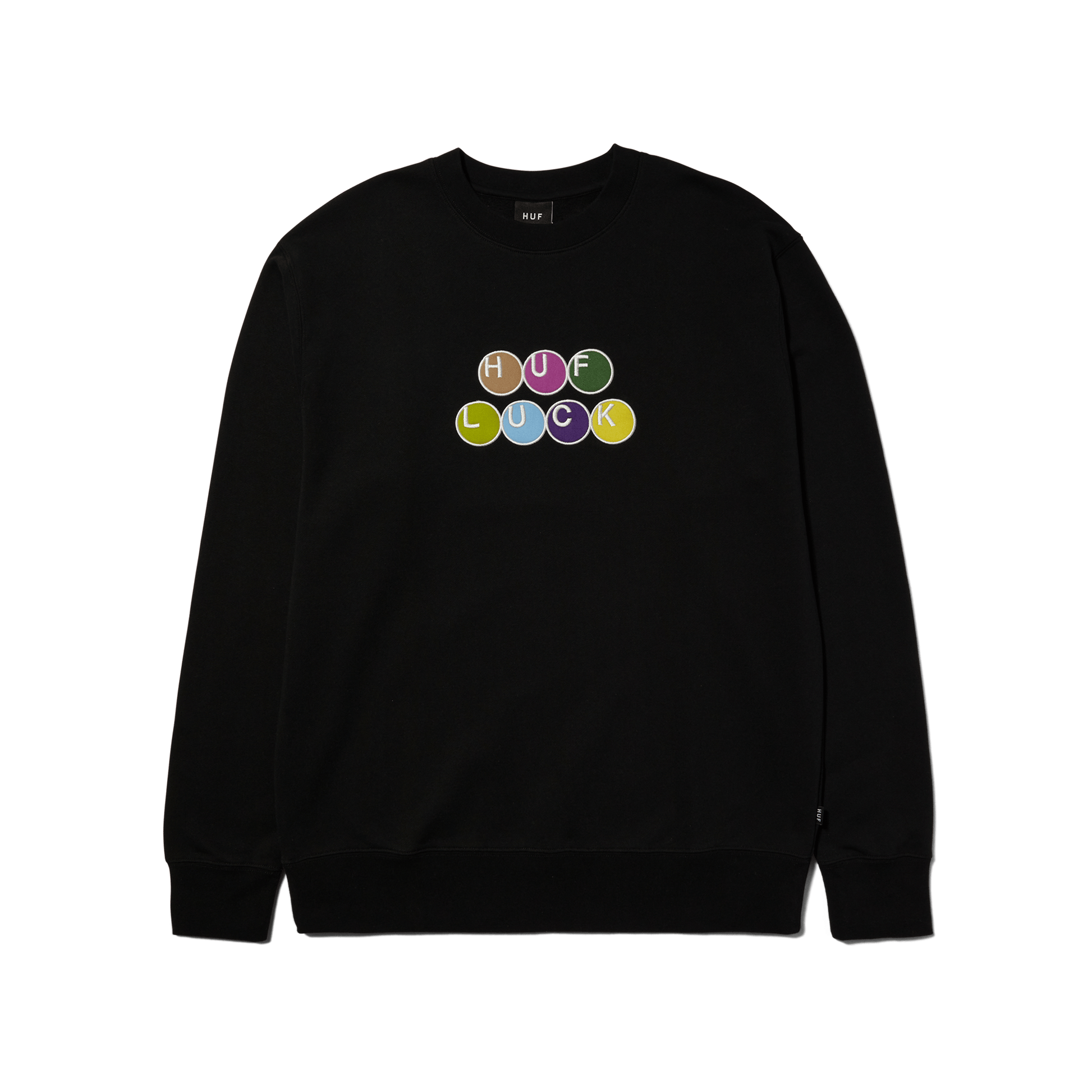 Huf Lucky Crewneck Sweatshirt Black