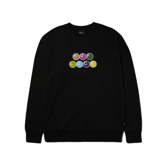 Huf Lucky Crewneck Sweatshirt Black