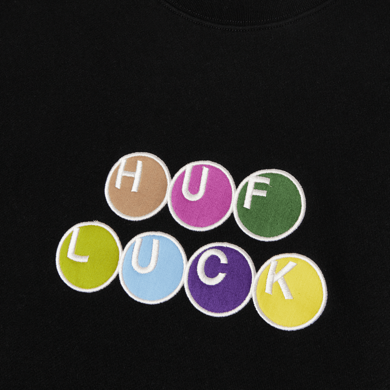 Huf Lucky Crewneck Sweatshirt Black