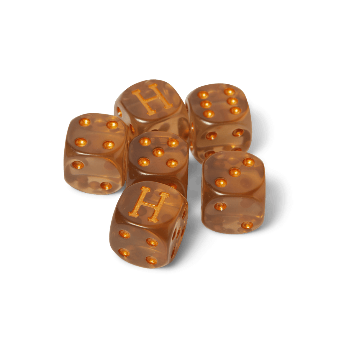 Huf Lux Dice Set Brown