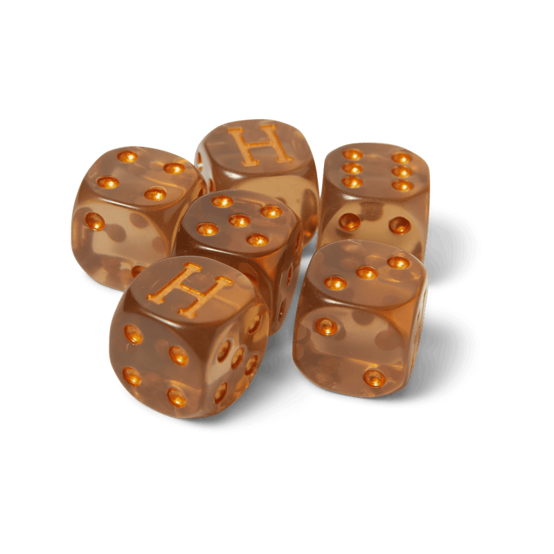 Huf Lux Dice Set Brown
