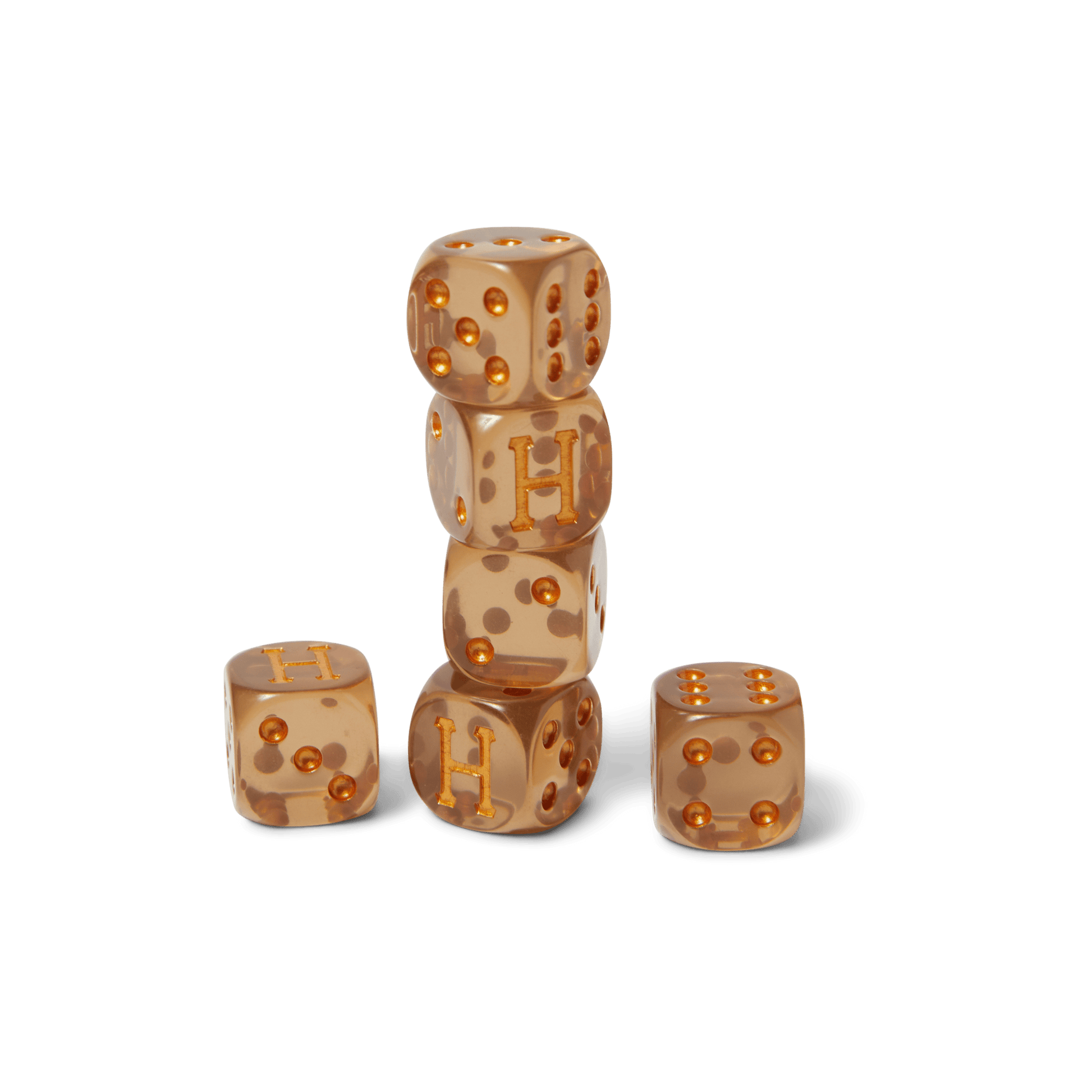 Huf Lux Dice Set Brown