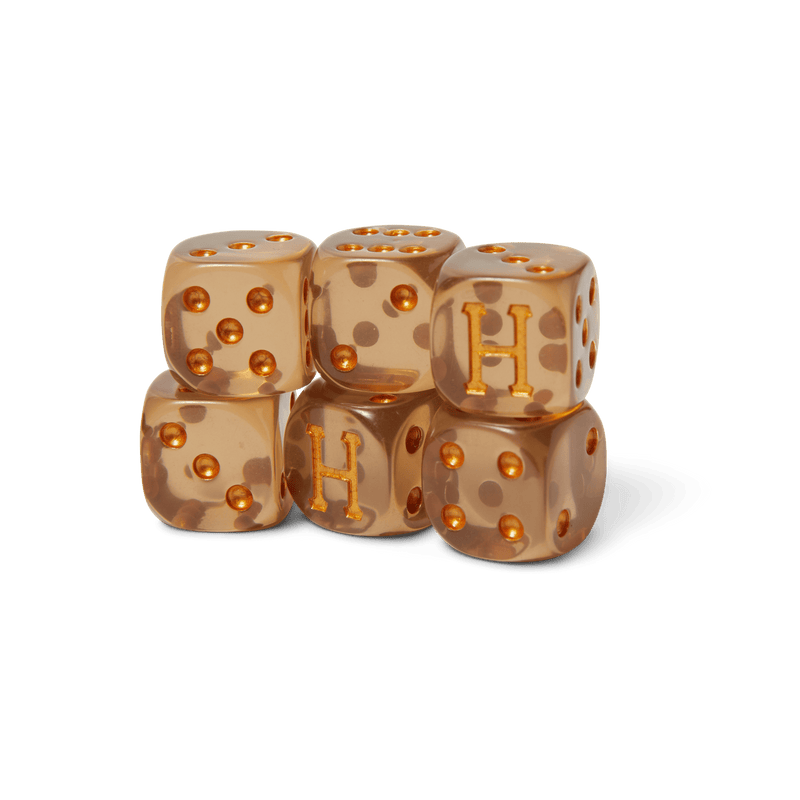 Huf Lux Dice Set Brown