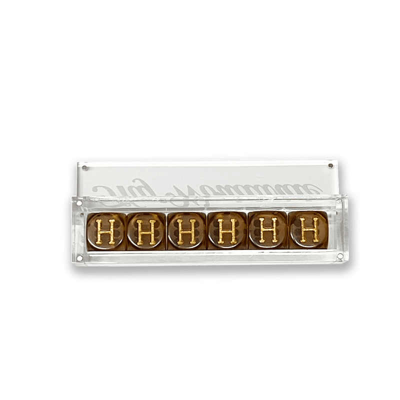 Huf Lux Dice Set Brown